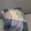 Gracelife Sherpa Fleece Throw Blanket for Couch, Fluffy Plush Warm Fuzzy Blanket for Women and Men, Cozy Thick Soft Twin Blanket for Bed, Gray-Soft Blue, 60x80 Inches