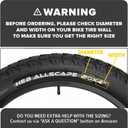 HEB ALLSCAPE 20x4.0 26x4.0 24x4.0 20x3 inch E-Bike Fat Tire,Puncture Resistant Heavy Duty for MTB, All Terrain and Trail Riding High-Density Construction for Durability & Control, U.S.-Based Company