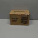 2 Pack Trash Bag Holder with Bamboo Cover, Metal Garbage Bag Dispenser for Kitchen Organization and Storage, Stackable Trash Bags Dispenser Under Sink Organizer Fit 13/30 Gallon Roll, Black