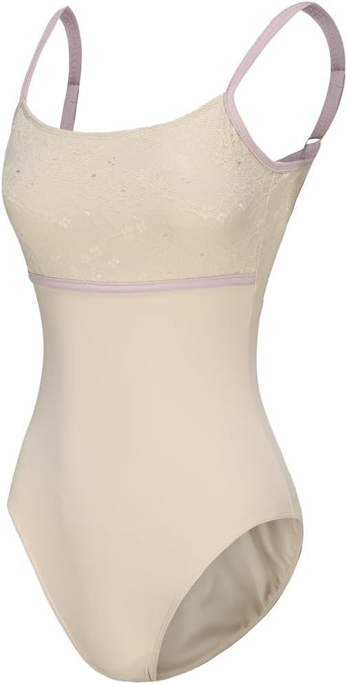 Women's Camisole Ballet Dance Leotards for Adult Gymnastics Bodysuit With Adjustable Straps, XS