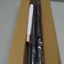 ALLZONE Heavy Duty Tension Shower Curtain Rod 42-83 Inches for Bathroom, Window, Non-Slip, Adjustable with Strong Spring Pole for Closet, Doorway, No Rust, No Drilling, Black