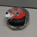 (2-Pack) AR-PRO 6 x 1.5 Flat Free Solid Rubber Wheel Assemblies - Replacement Hand Truck Wheels with Ball Bearings and 1/2 Bore Hole Diameter - Heavy-Duty Solid Rubber Wheels 132 lbs Load Capacity