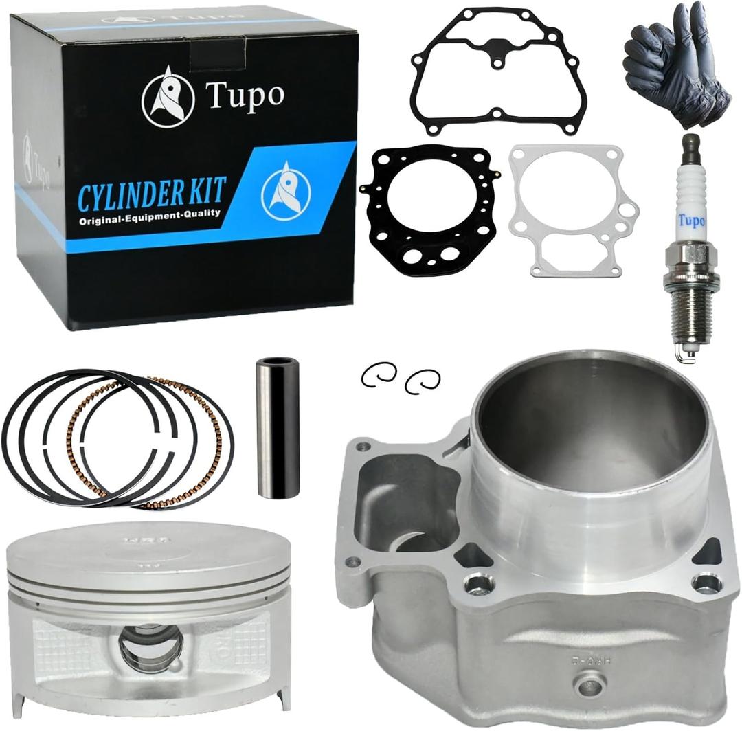 Tupo TRX500S-92 Cylinder Kit Liquid-Cooled Compatible with Honda TRX500 Rubicon 500 2015-2019 / TRX 500 Foreman 500 2012-2019 / SXS 500 M2 Pioneer 500 2015-2021, Top End Rebuild Kit