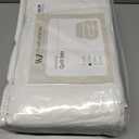 WARMDERN Linen Cotton Quilts Set Queen Size, 100% Cotton White Quilt Bedspreads with Box Stitched, 3 Pieces Soft Lightweight Bedspreads Coverlet with 2 Pillow Shams for All Season, Cream White, 90x96