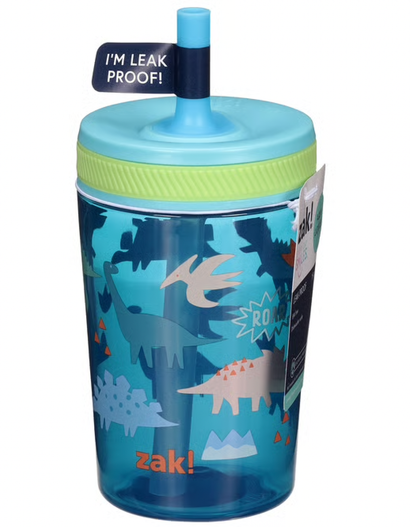 Zak Designs Everyday Smiles Leak Proof Dinomite PP Kelso 15 oz Tumbler