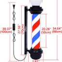 35'' Red White Blue Barber Pole Light