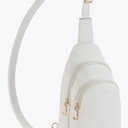 Telena Sling Bag for Women Leather Crossbody Fanny Packs Crossbody Fanny Packs Chest Bag for Women