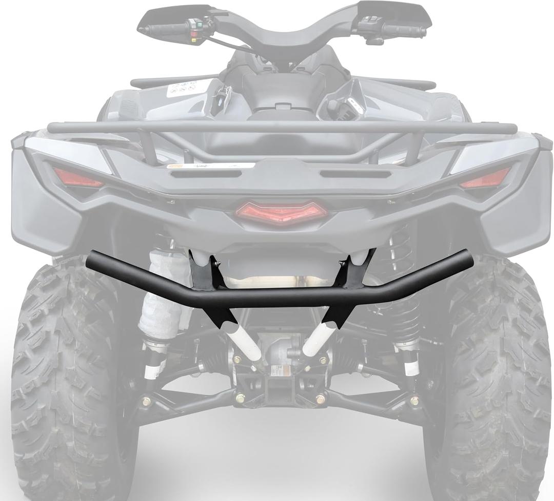 XT Rear Bumper for Can-Am Outlander 500 700 2023+, Heavy Duty Combined Rear Brush Guard Steel Bumper Protector for Can Am Outlander 500 700 PRO 2023-2025 Accessories, Replace#715004953