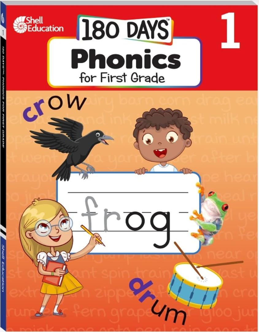 180 Days™: Phonics for First Grade: Practice, Assess, Diagnose (180 Days of Practice)