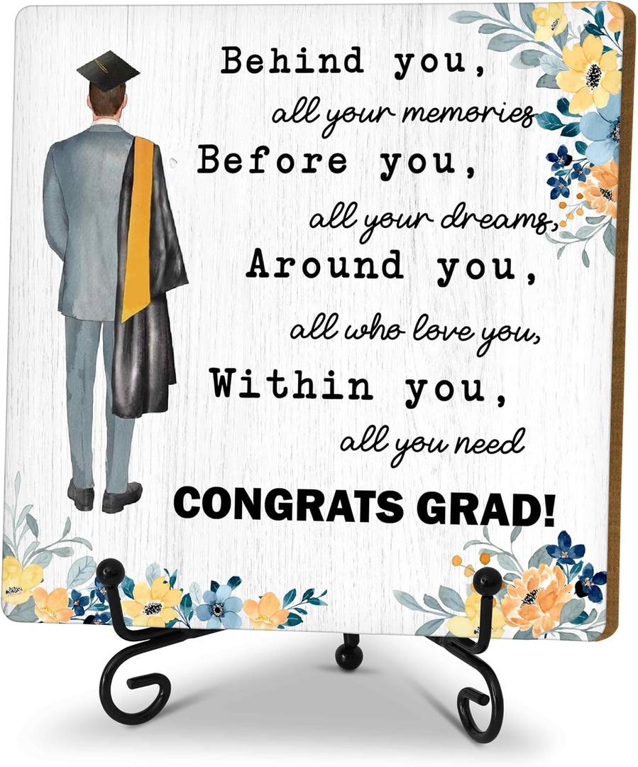 Class of 2026 Graduation Gifts for Senior 2025, Graduation Gifts for Her Him, Inspirational Christian Gifts for College High School Student Teen Boys Girls, 2026 Graduation Decorations - A03