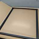 A PLUS MAX 19x25 Picture Frame, Black Engineered Wood Frame for 19 x 25 Inch Picture Poster Photo, Light Weight 19 by 25 Frame with Wood-grain for Wall - 1 Pack/Black/19 x25