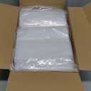 Spartan Industrial - 7 X 8 (1000 Count) 2 Mil Clear Reclosable Zip Plastic Poly Bags with Resealable Lock Seal Zipper