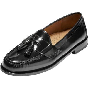 Cole Haan Men's Pinch Tassel Loafer (9, Black)