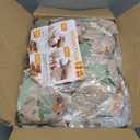 Neutral Fall Garland for Mantle Fireplace - 4 Pack Total 24 Ft Outdoor Autumn Leaves Decor for Home Front Door with Pumpkins Indoor Maple for Farmhouse Stairs Porch Halloween Thanksgiving Decorations