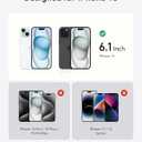 CONWOE Magnetic for iPhone 15 Case,with Belt Clip,[Compatible with Magsafe] W/Tempered Glass Screen Protector,Anti-Drop,Shockproof,Heavy Duty Protection (Wine red)