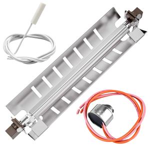 WR51X10055 Refrigerator Defrost Heater Kit WR55X10025 Temperature Sensor WR50X10068 High Limit Thermostat Fit for GE General Electric Kenmore by Romalon
