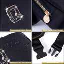 Graduation Gifts for Teens Kids Daughter Sister Her - Birthday Gifts for 3 4 5 6 7 8 9 10 11 12 13 Year Old Girls,Fanny Pack Crossbody Bag Belt Bag Cute Trendy Stuff | Black,Initial Q