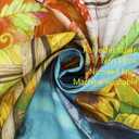 LB Hello Fall Shower Curtain Vintage Blue Truck Pumpkin Sunflower Autumn Maple Leaves Rustic Wood Plank Thanksgiving Harvest Shower Curtains for Bathroom Set Decor with Hooks 72x72 inch Fabric (Multi Color)