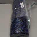 Amazon Basics High Density Foam Roller for Exercise and Recovery, 18 Inches, Blue Speckled