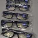 Gaoye 0.75 Professional Reading Glasses for All Day - Computer Readers with Blue Light Protection - Value Pack