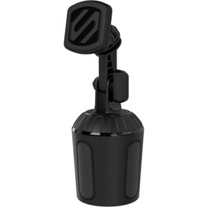 Scosche MAGCUP2M-SP1 MagicMount Magnetic Car Cup Holder Phone Mount - Strong Magnet Car Mount for iPhone and Android - Secure Magnetic Cell Phone Holder - Universal 360 Adjustable Cellphone Cupholder