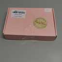 Flufymooz Real Human Hair Toppers for women, 10 Inch Clip in Bangs 100 Human Hair Toppers for Thinning Hair, Cover Hairpiece with 150% Density Silk Base-Silver Gray With Brown Mixed