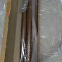 COLAMY Bar Stools Set of 2, Counter Height Bar Stools, Upholstered Counter Stools with Wood Legs for Kitchen Island Dining Room Bar, Beige