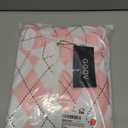 Tennis Dress for Women Golf Dresses with Shorts Inner Pocket Sleeveless Zip Up Stand Collar Workout Athletic Dresses (3X-Large, Xpink Argyle)