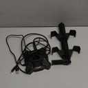 KDD Gaming Headphones Stand, Rotatable Headset Stand with Light Modes - Controller Holder with 2 USB Charging Ports and 3.5mm - Earphone Hanger Accessories for Desktop Gamer(Black)