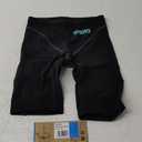 ARENA Boys Boys' Powerskin Impulso Swim Racing Jammer Competition Tech Suit (26, Black Teal)