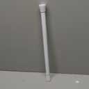 MEXAU White Tension Rod 16 To 26 Inch Spring Curtain Rod Adjustable Tension Curtain Rods No Drilling Short Tension Rod Extendable Small Spring Tension Curtain Rod for Closet Cupboard Bars Refrigerator