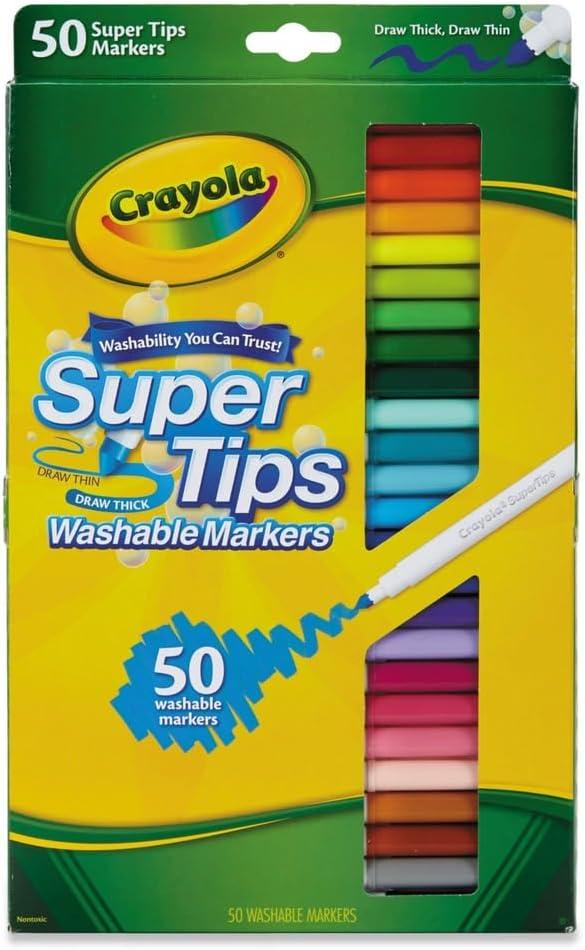 ASSRT 50PK-MARKERS SUPER TIPS