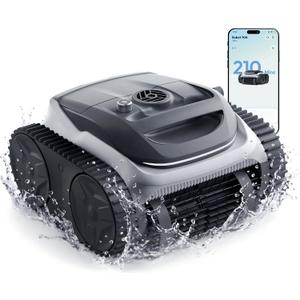 BUBLUE C10P Cordless Pool Vacuum Up to 420 Min Runtime for Inground & Above Ground Pool, Triple Motor Pool Cleaner Robot with App & Smart Navigation, Floor Wall Waterline Clean