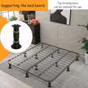 2 Pcs Adjustable Bed Frame Support Legs (8.27"-13.39") Bed Center Slat Leg Replacement Legs for Bed Frame Reinforcement Parts for Sofa Cabinets Furniture