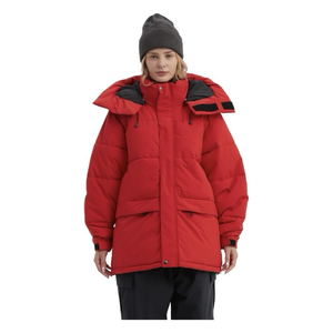 NOMADIKA Oversize Waterproof Ski Jacket Thick Snow Coats with Detachable Hood Winter Skiing Snowboard Jackets for Women Men M