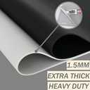 1.5MM Extra Thick Placemats Extra Large Silicone Mat 28" x 20" Heat Resistant Mat for Kitchen Countertop Protector, Washable Place Mats Silicone Mats for Kitchen Counter Mat Table Mat, Grey, Sapid (Gray)