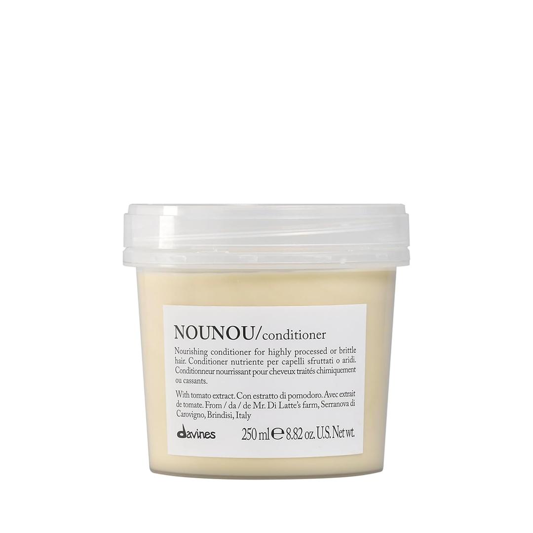 Davines NOUNOU Conditioner, Hydrating Deep Conditioner for Bleached, Permed, Relaxed, Damaged Or Very Dry Hair, Replenishes Chemically Processed Hair (8.82 Fl Oz (Pack of 1))