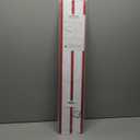 Self Adhesive Door Kick Plate 34 Inches Acrylic Decrotive Protection Plates for Exterior Interior Bottom of Doors Peel and Stick On,1/10 Inch Thickness 6x34 in White