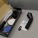 Leebein Electric Spin Scrubber, 2025 New Cordless Cleaning Brush Bathroom Scrubber, IPX7 Waterproof Shower Scrubber with 7 Brush Heads, Extendable Long Handle and 2 Speeds Scrubber for Bathtub Floor (Black)