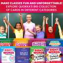 QUOKKA Math Flash Cards for Kids Ages 5-8 - Addition and Subtraction, Multiplication and Division Games for Kids 5-7 - 139 Double-Sided Flashcards for Studying - Large Bold Fonts - Flash Card Rings