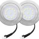 2Pack 1.5W Range Hood Lights Bulbs, LED Stove Light, 12V DC Kitchen Cooker, Vent Hood Bulb Replacement,Kitchen Replacement 20W Halogen (Cold White 6000K)
