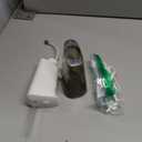 Ontel Miracle Smile Water Flosser for Teeth&Gum Health, Unique H-Shaped Flossing Head&4 Water Jets, Cordless Water Flosser Features 360 Cleaning&3 Pressure Modes, USB Rechargeable Dental Floss, White