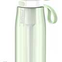 PHILIPS Filtered Water Bottle, BPA-Free Tritan Plastic Water Bottles, Replaces 450 Plastic Water Bottle with Reusable GoZero Everyday Water Filter, Portable Filtering Bottle for Travel, 22 oz, Green