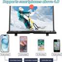 20" Screen Magnifier for Smartphone,3D HD Screen Expanders for Movies, Videos, and Gaming, Screen Magnifier with Adjustable Angle Design Amplifier Desktop Magnifying, Gift for Mom Dad Men Friends