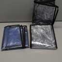 Clear PVC Suitcase Cover Protectors 20-30 Inch Luggage Cover, Travel Luggage Cover Suitcase Protector(26 inch) set of 2