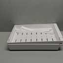 2 Pack Pull Out Cabinet Organizers Expandable, Plastic Slide Out Drawers for Kitchen, Bathroom, Pantry, Under Sink Storage, Pull Out Drawers Fixed with Adhesive Nano Film (White, 11.6''-17.5'')