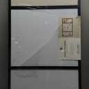 U Brands Black Frame Command Center White Board with List, 20" x 35" Inches, Office Supplies, Includes Calendar and Linen Section