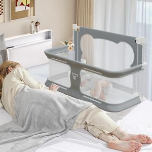 JWPEHOE 3 in 1 Baby Bassinet Bedside Sleeper Portable Crib, Co-Sleeping Baby Bed, Playpen, Suitable for Twin, Full, King & Queen Size Bed (33.5 Inch), 37.5 Inch