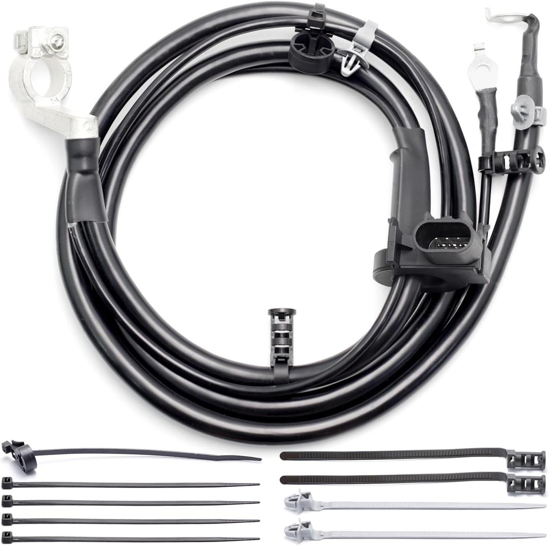 84634113 Battery Negative Cable 84634109 Battery Cable Compatible with Silverado GMC Vehicle's Part for 8 Cylinder Engine