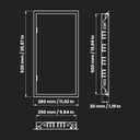 Repa Market 10 x 20 Inch Access Panel for Drywall White Galvanized Steel Wall Hole Cover/Door Panel/Cover Plates with Latch Heavy-Duty Service Hatch for Plumbing, Electrical, HVAC Access Door